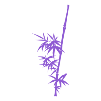 Bamboo Stick Decal (Lavender)